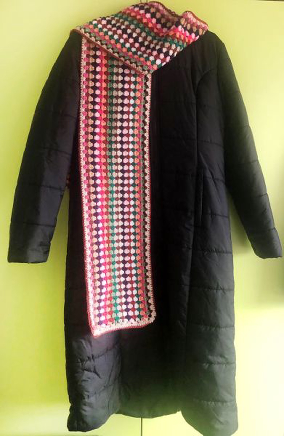 Fular crosetat manual - îmbrăcăminte și modă - eșarfe, pălării, fularuri - eșarfe - Artynos.ro