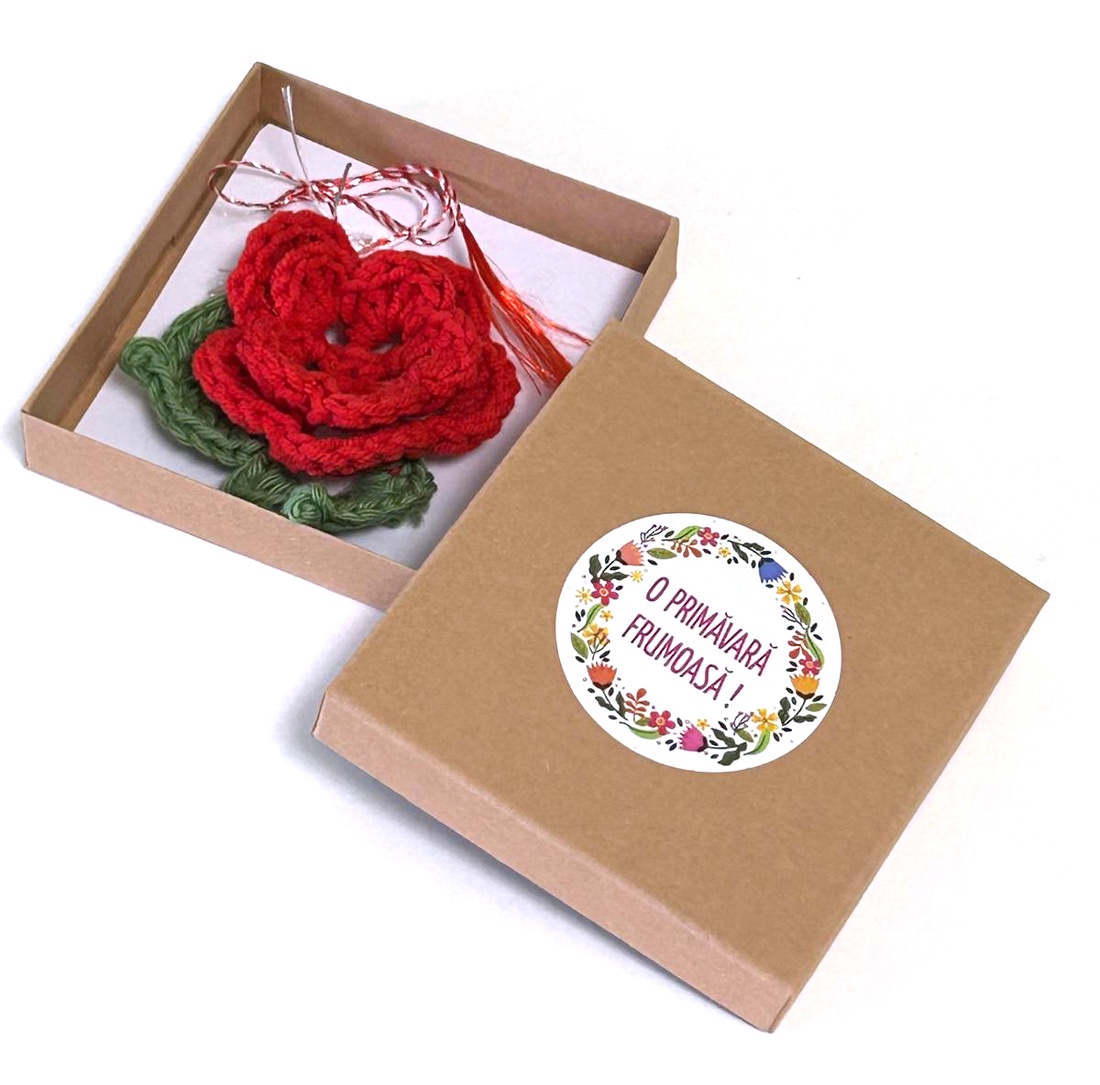 Mărțisoare crosetate - bijuterii - mărțișor - Artynos.ro