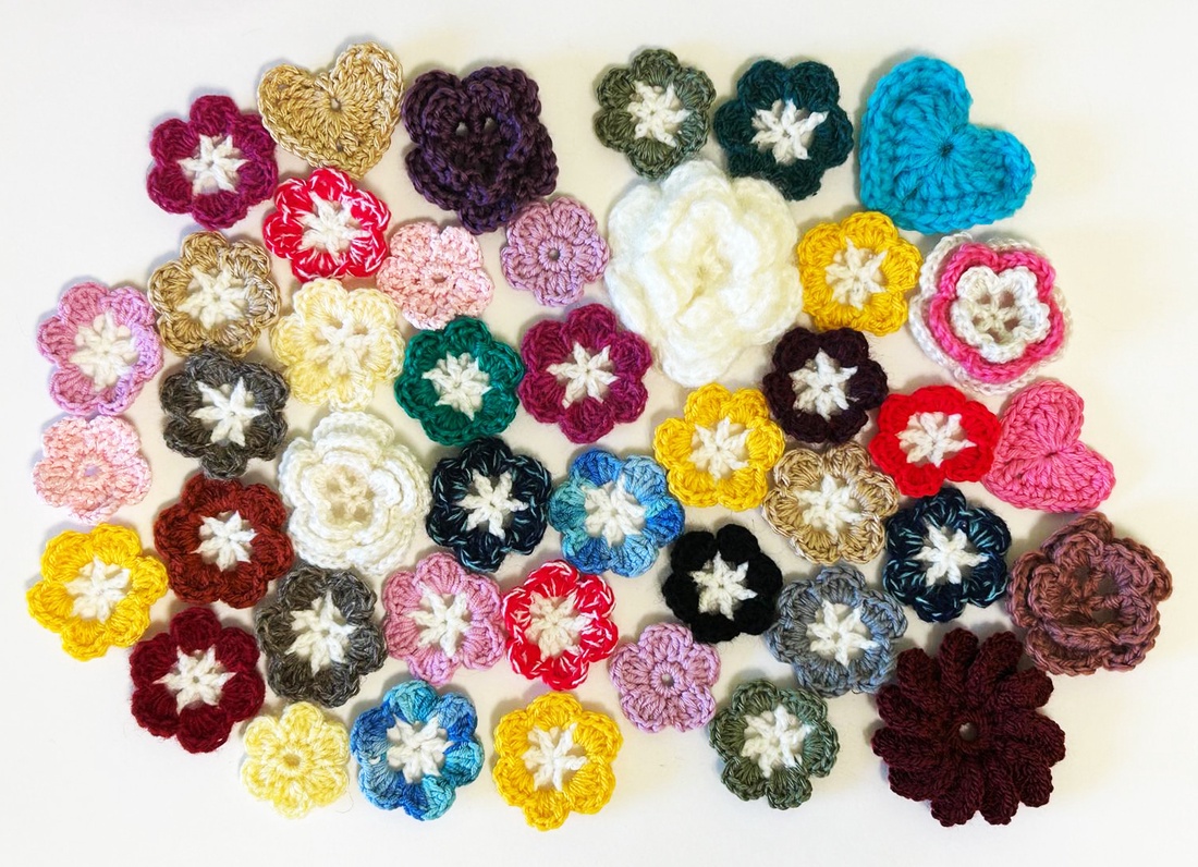 Lot crosetate  - accessorii și unelte - textile - pachet de materiale - Artynos.ro