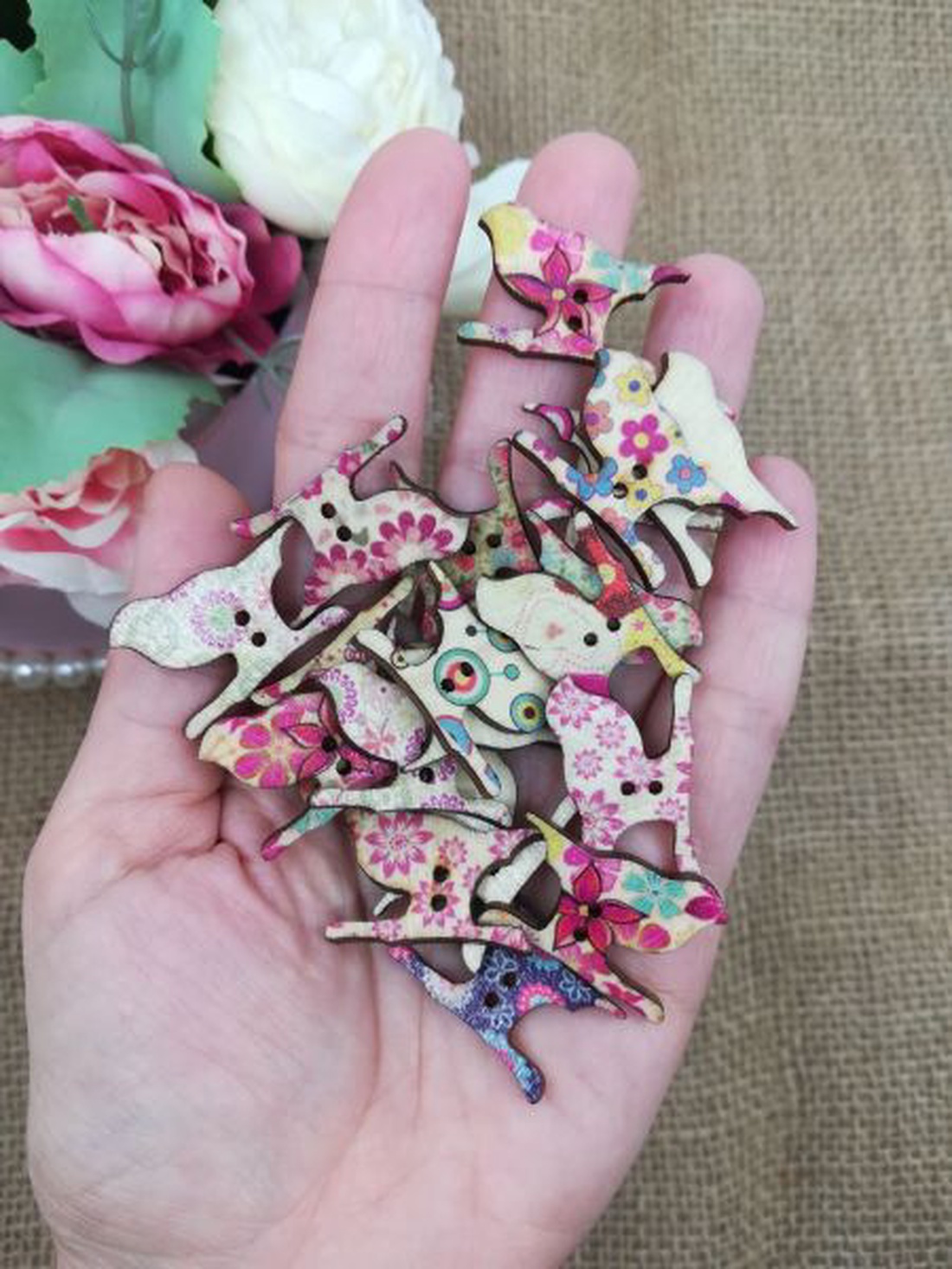 Nasturi din lemn  - accessorii și unelte - accesorii decorative - alte accesorii - Artynos.ro