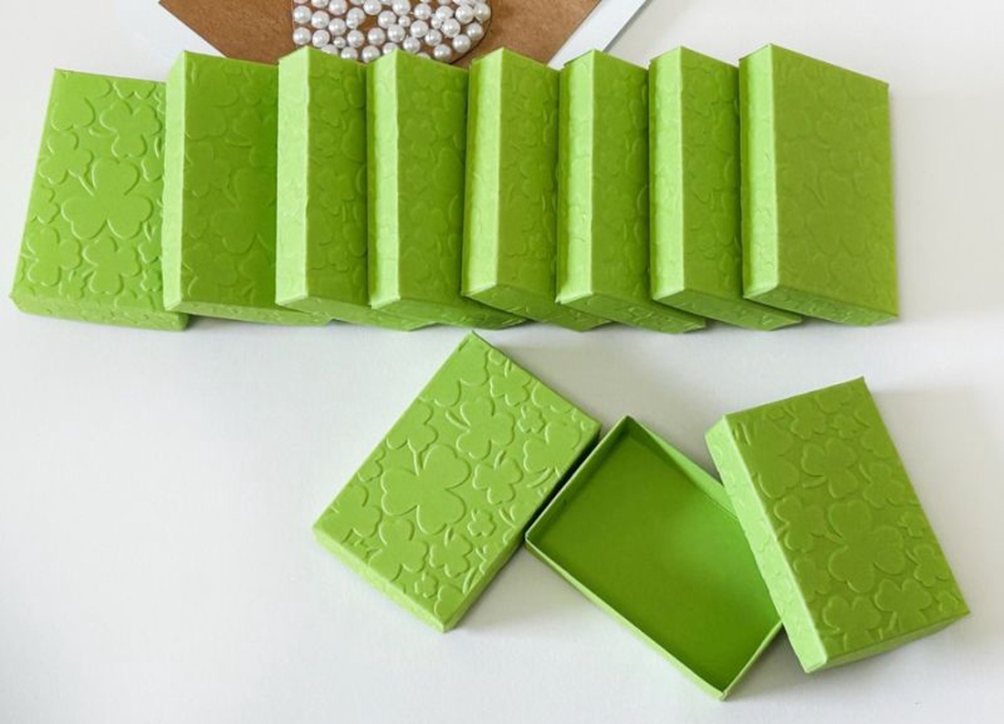 Cutiute verzi - bijuterii - mărțișor - Artynos.ro