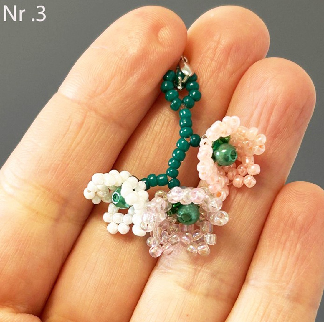 Pandative tesute cu margele toho - bijuterii - mărțișor - Artynos.ro