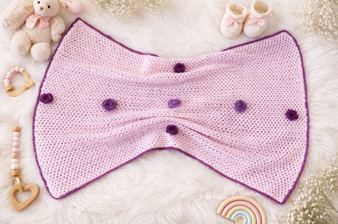 Paturica lucrata manual / Cadou baby Shower  - casă & stil de viață - echipament pentru camera copiilor - pături pentru copii - Artynos.ro