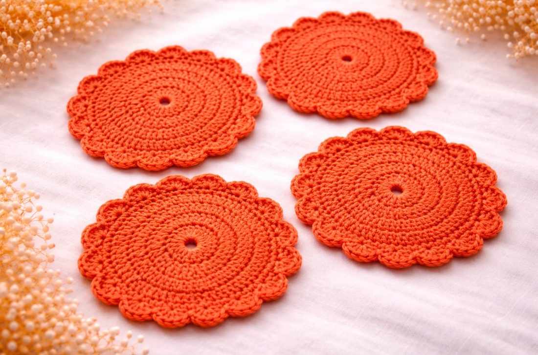 Coastere crosetate - casă & stil de viață - decorațiuni de casă - accesorii florale - flori în ghiveci - Artynos.ro