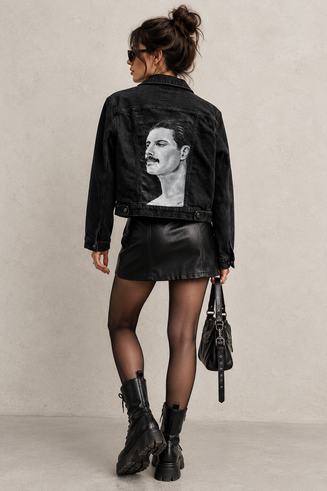 Geaca Model unicat cu Freddie Mercury Queen - îmbrăcăminte și modă - haine damă - jachetă de femei - Artynos.ro
