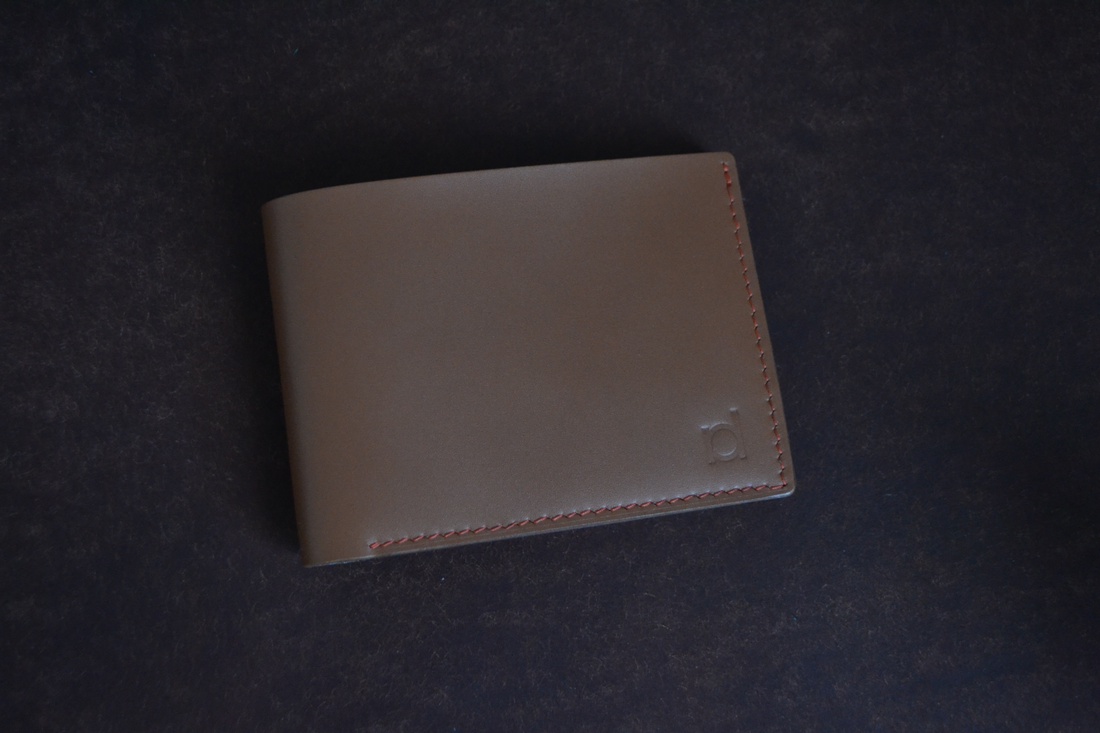 Portofel din piele naturala Classy bi fold lucrat integral manual - genți și portofele - curele genți - Artynos.ro