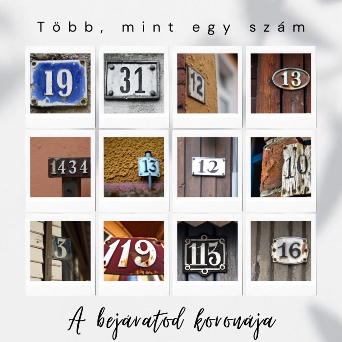 Placă modernă minimalistă pentru numărul casei, număr de casă gravat elegant -  - Artynos.ro