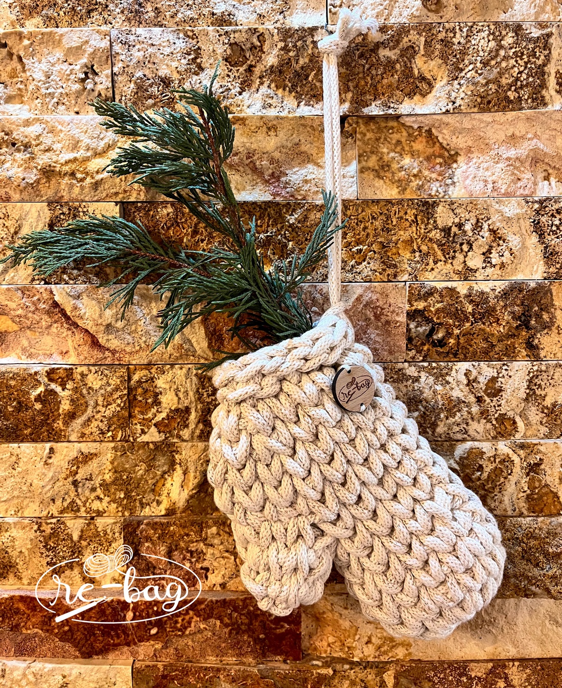 Decorațiune de ușă de crăciun- mănușă - crăciun - decorațiuni de crăciun de casă - decorațiuni pentru ușă de crăciun - Artynos.ro