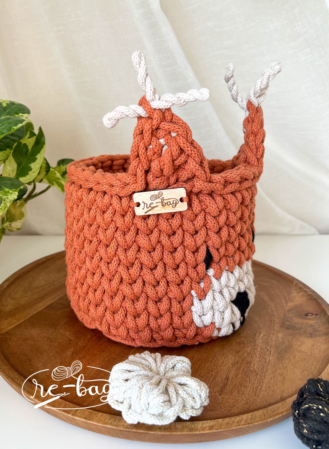 Coșuleț depozitare în formă de veveriță - casă & stil de viață - echipament pentru camera copiilor - cutie pentru jucării - Artynos.ro