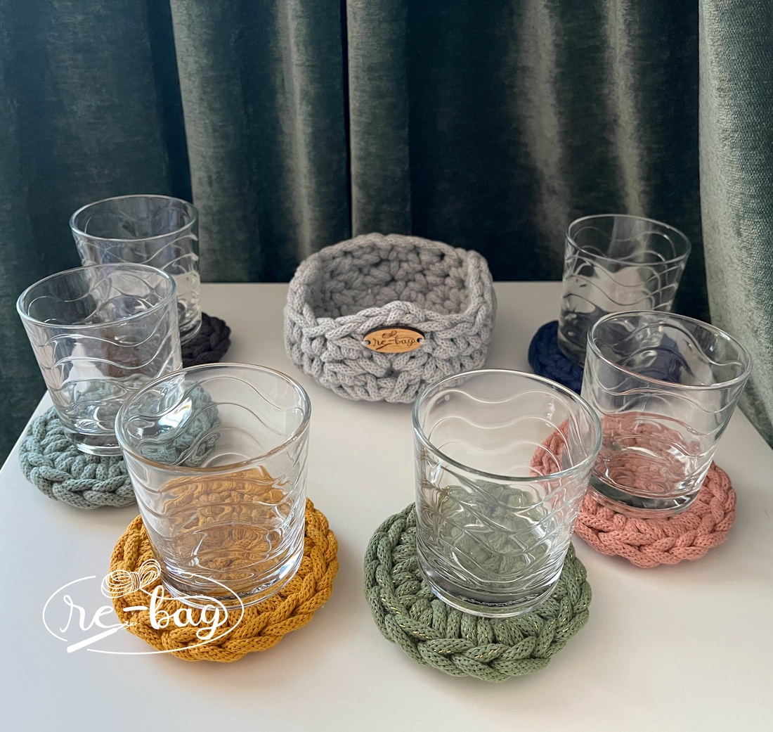 Set suport pahare cu coșuleț - casă & stil de viață - echipamente de bucătărie - decor de bucătărie - decorațiuni de bucătărie - Artynos.ro