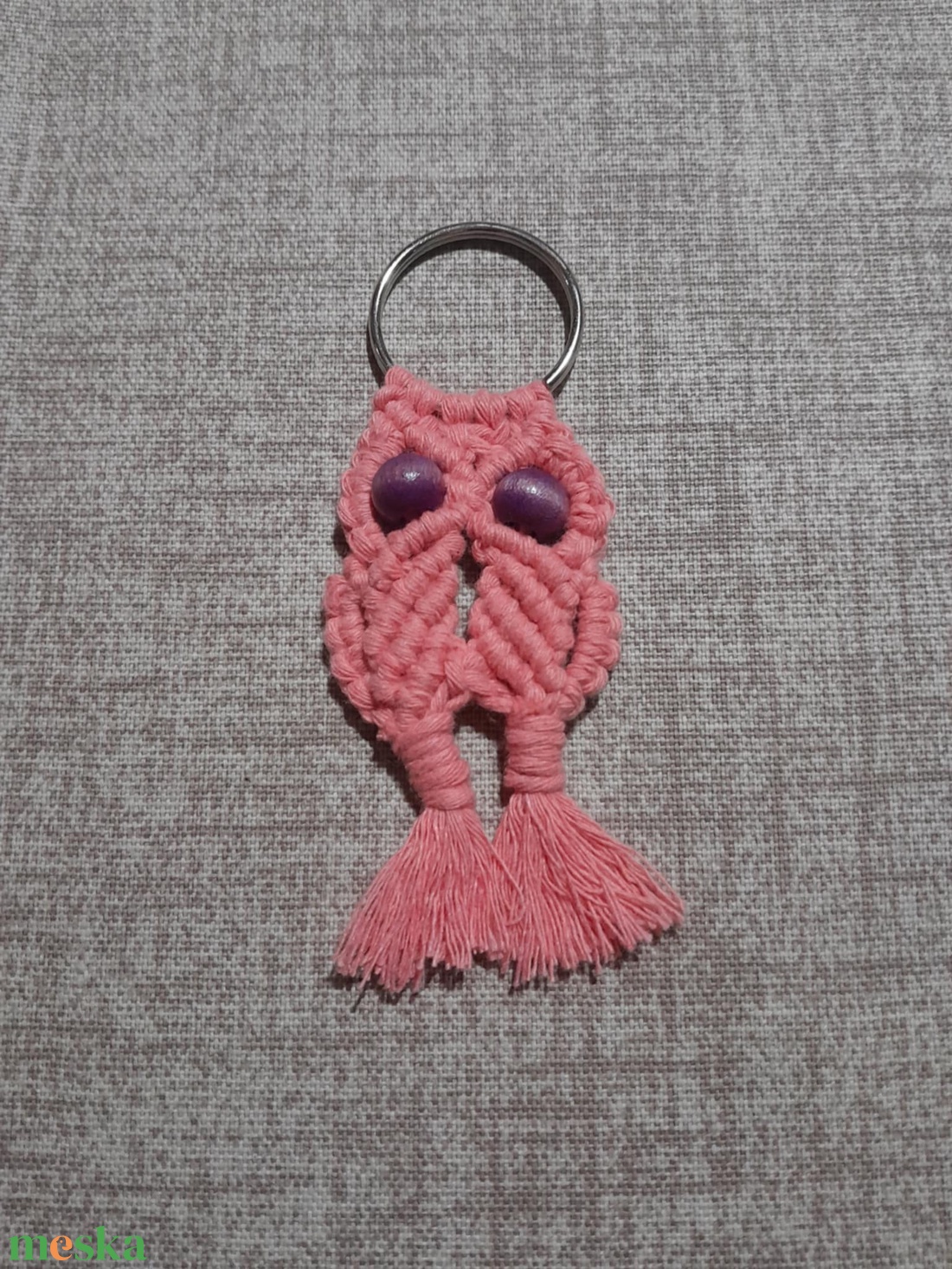 makramé bagoly kulcstartó - geantă și husă - accesorii genți - breloc - Artynos.ro makramé bagoly kulcstartó - geantă și husă - accesorii genți - breloc - Artynos.ro