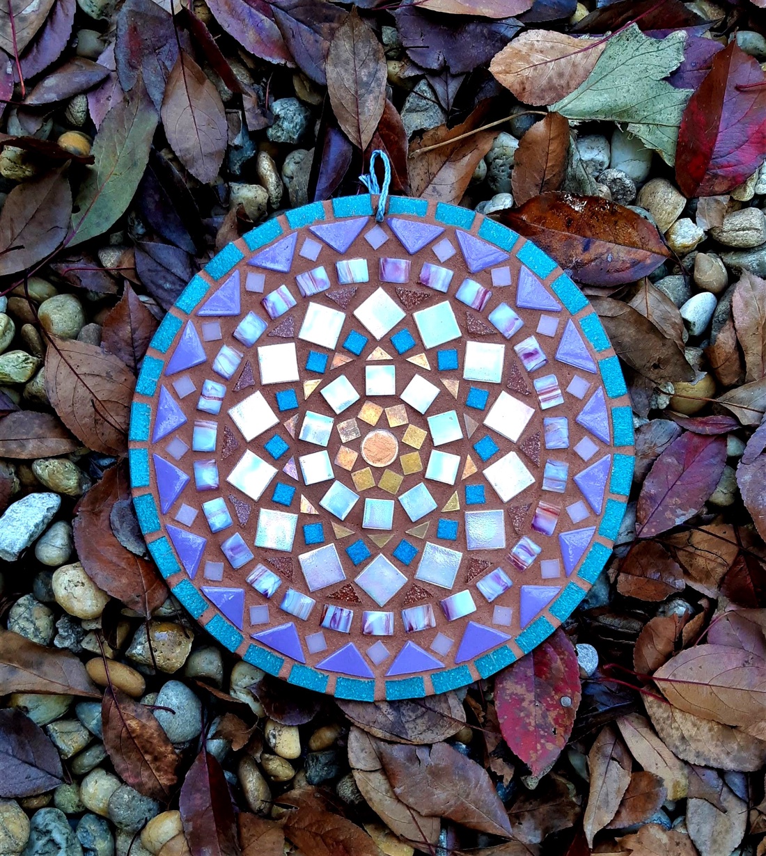 Mozaik mandala falikép 25 cm (05) - casă & stil de viață - accesorii pentru decorat casa - picturi murale - mozaic de artă de perete - Artynos.ro