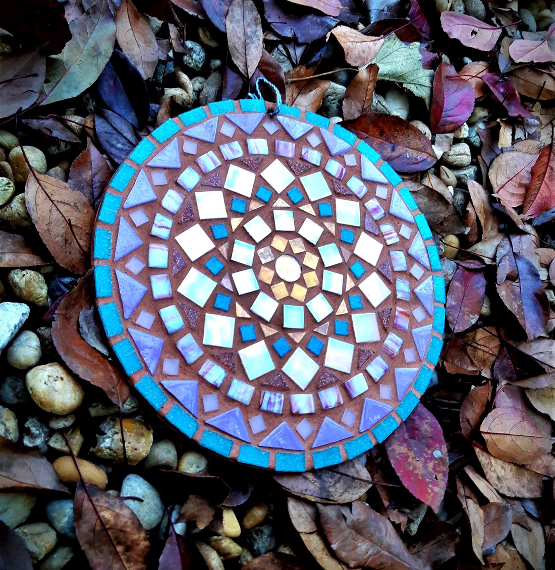 Mozaik mandala falikép 25 cm (05) - casă & stil de viață - accesorii pentru decorat casa - picturi murale - mozaic de artă de perete - Artynos.ro