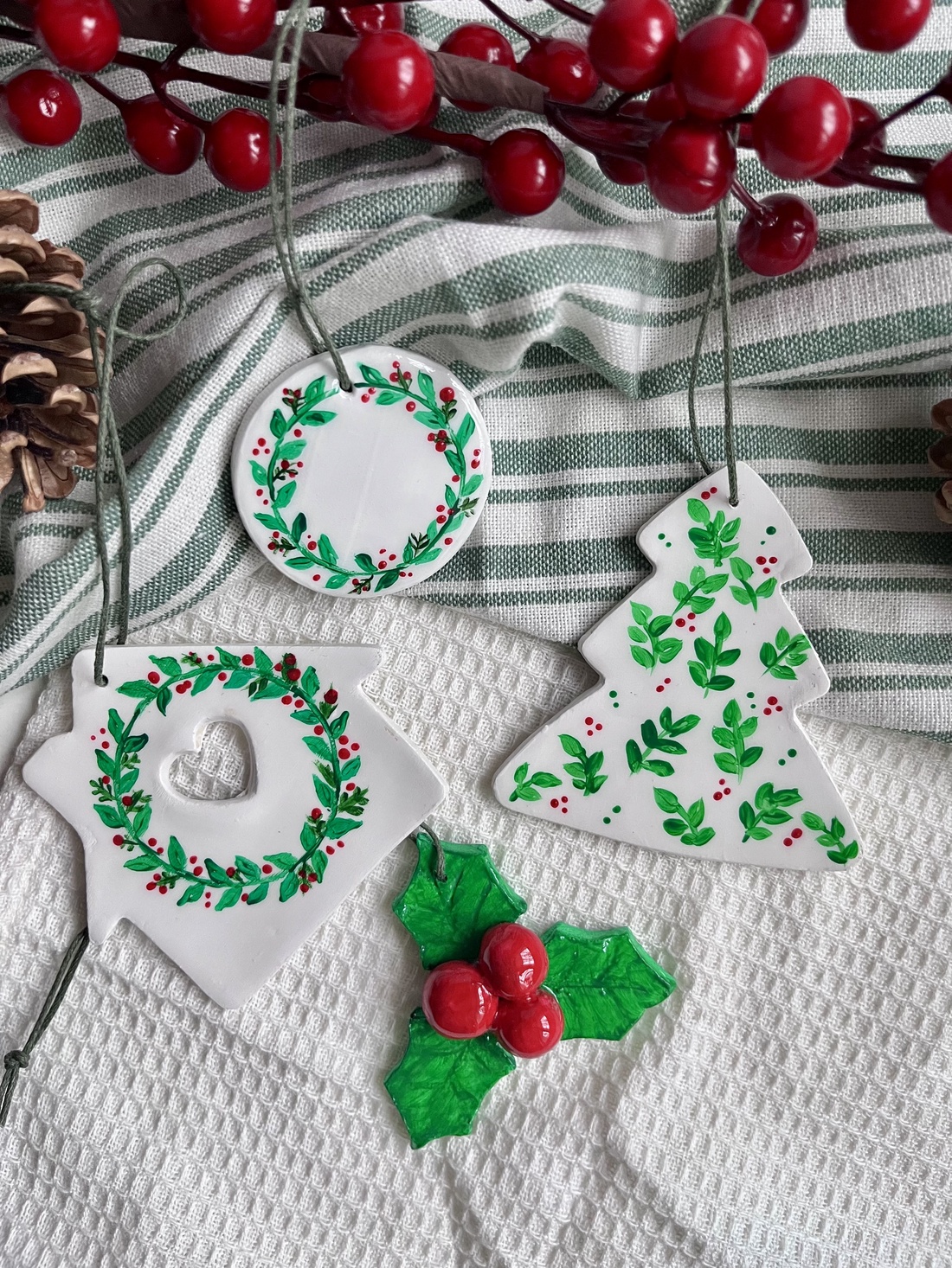 Ornamente pentru brad - set - crăciun - decorațiuni de crăciun de casă - figurine pentru pomul de crăciun - Artynos.ro