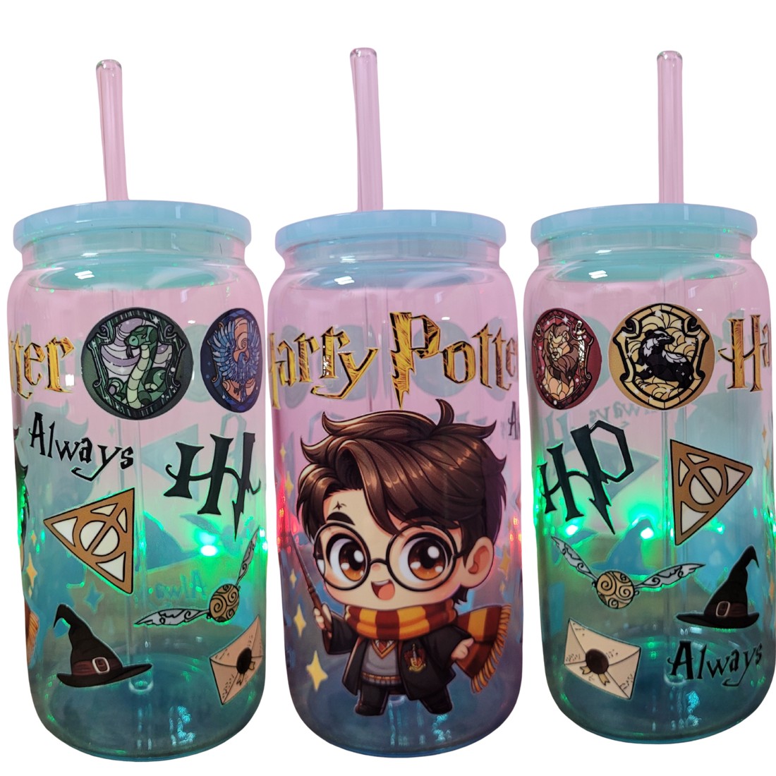 Pahar de sticlă Harry Potter - casă & stil de viață - echipamente de bucătărie - accesorii de servire - accesorii de băutură - sticlă termos - Artynos.ro