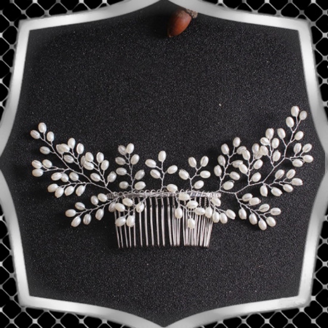Bijuterii, ornamente pentru păr, catarame pentru păr: nuntă, mireasă, ornament casual pentru păr ES-H-FÉ21e 18cm - - Artynos.ro Bijuterii, ornamente pentru păr, catarame pentru păr: nuntă, mireasă, ornament casual pentru păr ES-H-FÉ21e 18cm - - Artynos.ro