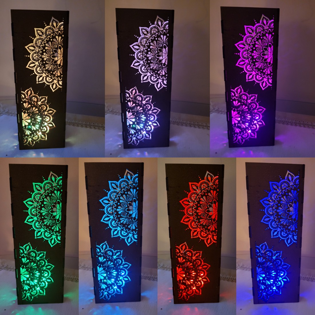 Lanternă unică din lemn cu model mandala - casă & stil de viață - accesorii pentru decorat casa - Artynos.ro