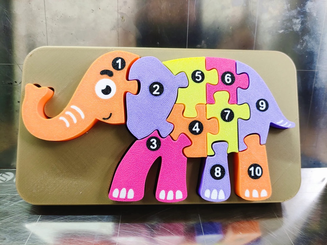 Puzzle montessori animale  - jucării și echipamente pentru copii - jocuri de gândire - curcubeu montessori, jocuri waldorf - Artynos.ro