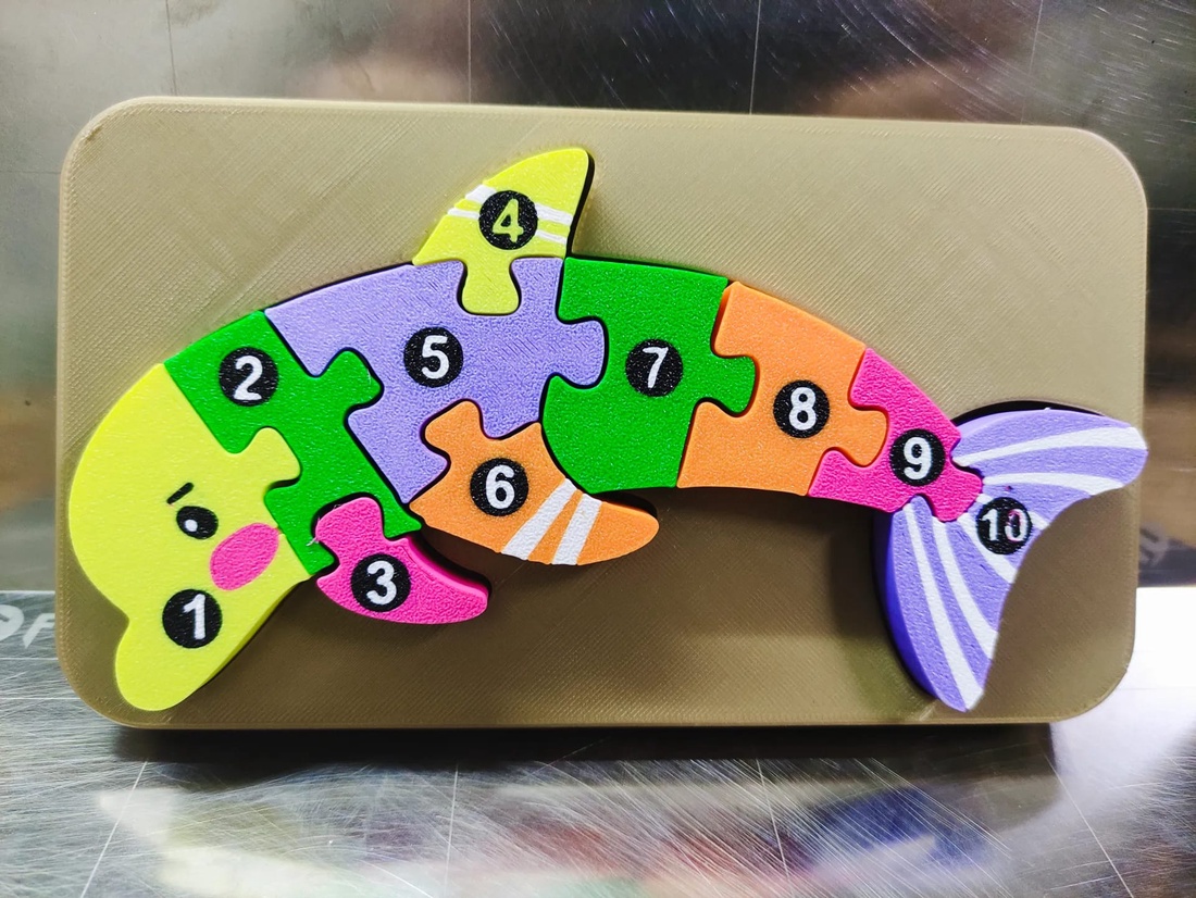 Puzzle montessori animale  - jucării și echipamente pentru copii - jocuri de gândire - curcubeu montessori, jocuri waldorf - Artynos.ro
