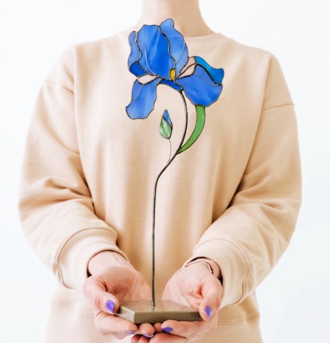 Decorațiuni de masă cu iris albastru - casă & stil de viață - accesorii pentru decorat casa - decorațiuni de masă și decorațiuni pentru rafturi  - decorațiuni de masă - Artynos.ro