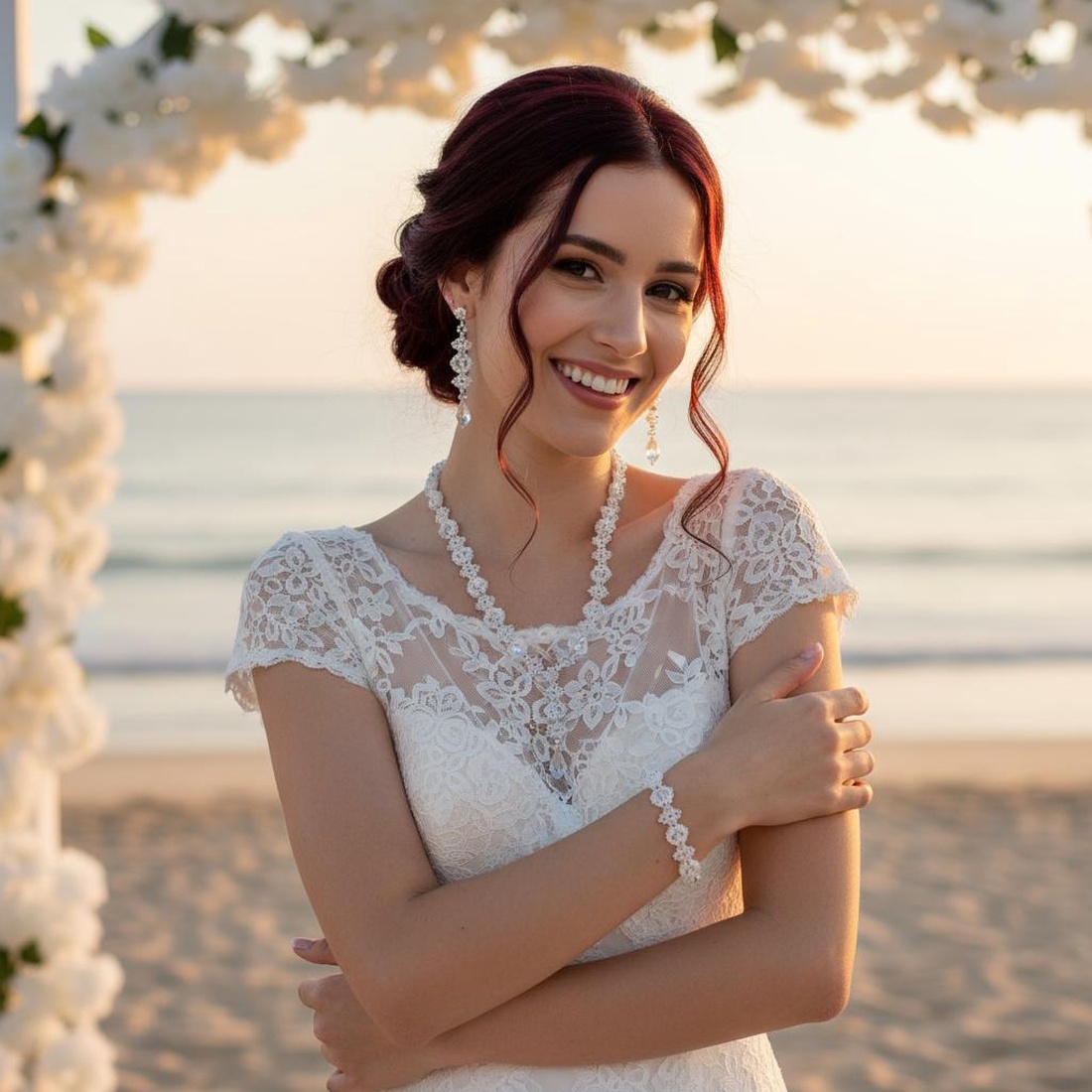 SET pentru MIREASĂ - model nr. 1 - bijuterii - seturi de bijuterii - Artynos.ro SET pentru MIREASĂ - model nr. 1 - bijuterii - seturi de bijuterii - Artynos.ro