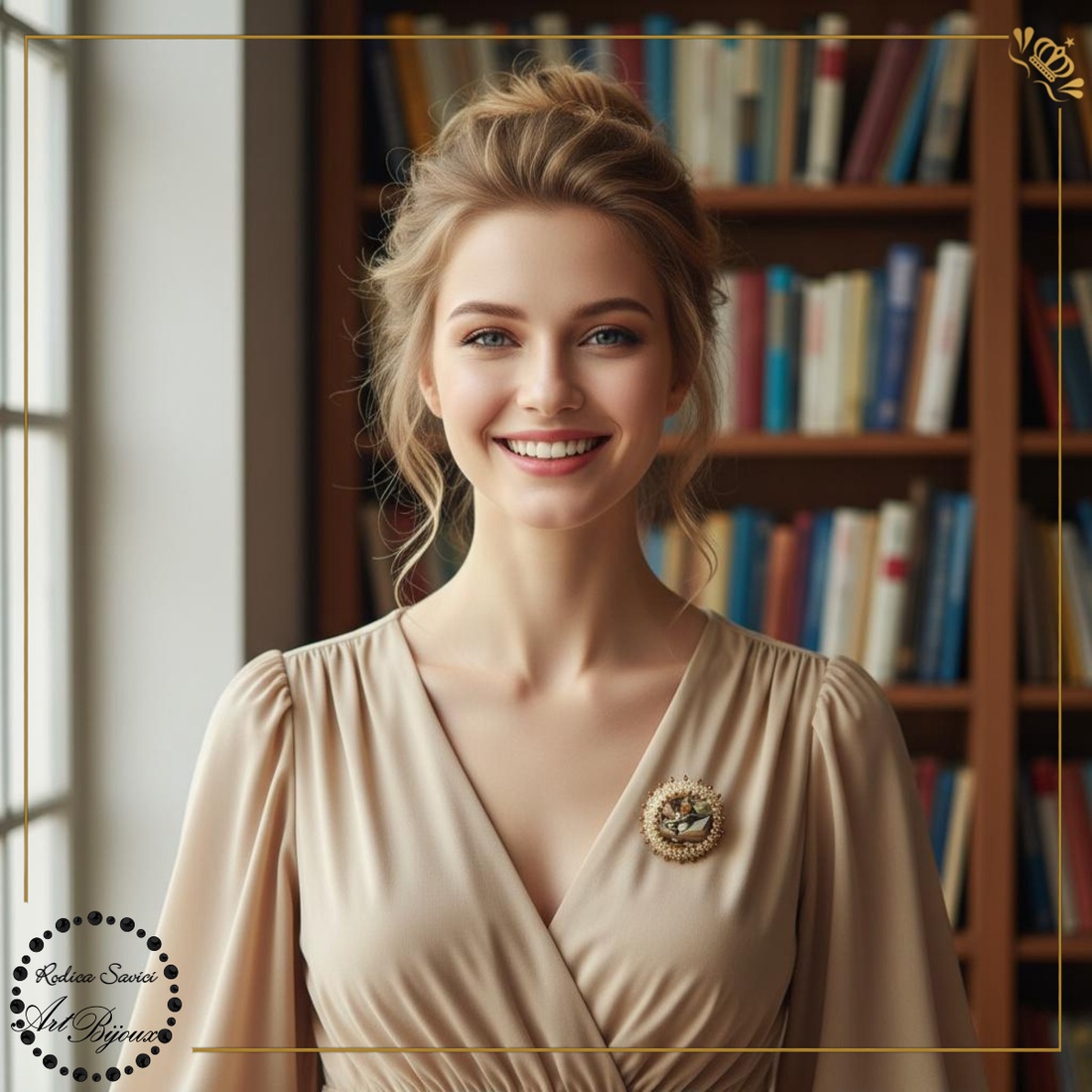 Broșă Pisoi Dormind Pe Carte - bijuterii - broșe - Artynos.ro