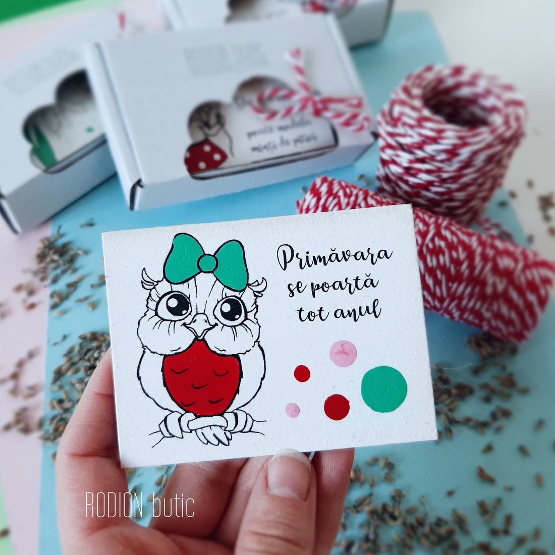 Martisoare cu magnet bufnita pictate manual cu mesaje haioase handmade - bijuterii - mărțișor - Artynos.ro