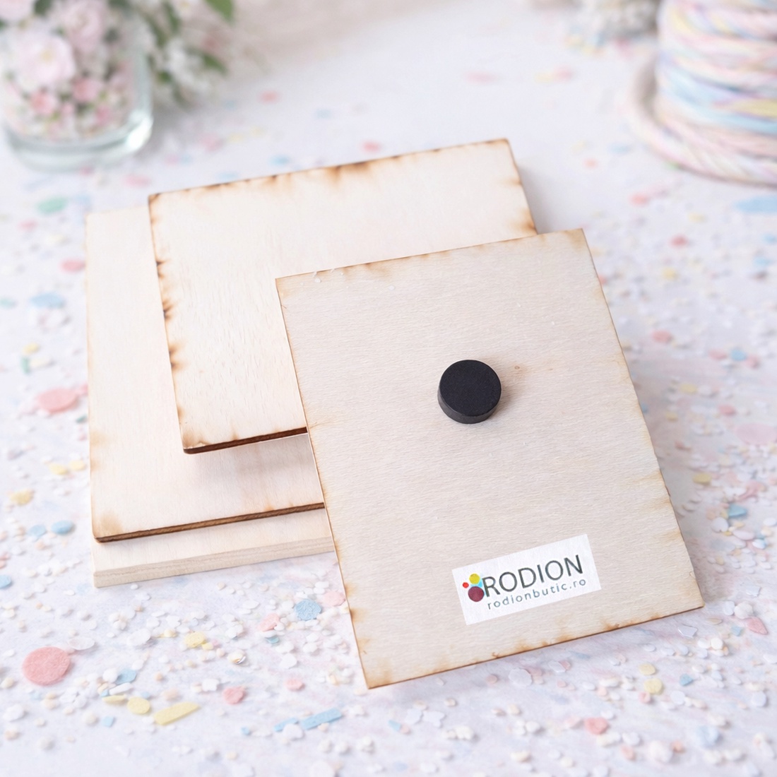 Mărțișoare cu magnet ghiocel pictate manual cu mesaje haioase handmade - bijuterii - mărțișor - Artynos.ro