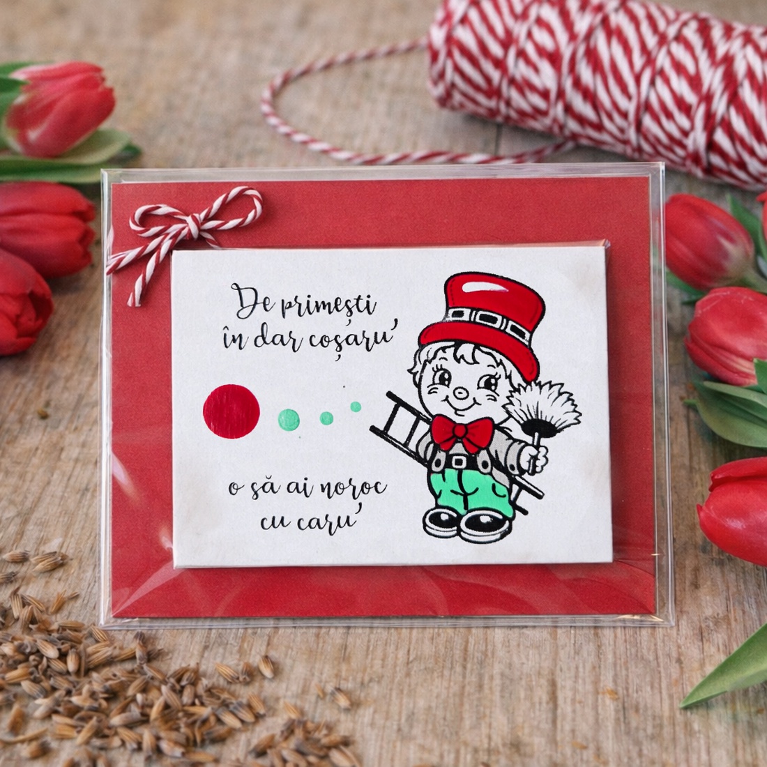 Mărțișoare cu magnet coșar pictate manual cu mesaje haioase handmade - bijuterii - mărțișor - Artynos.ro