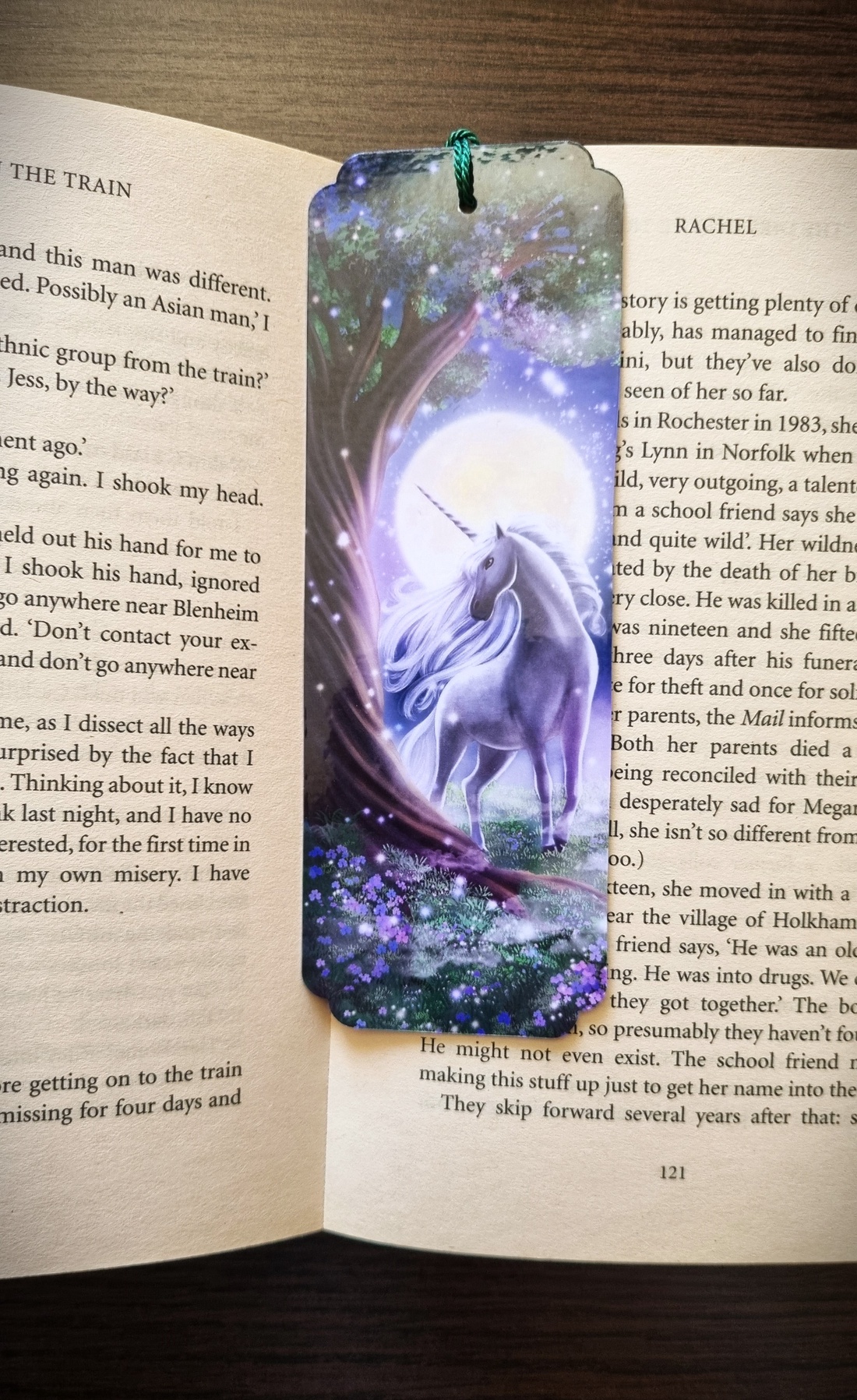 Semn de carte Fantasy cu unicorn � Bookmark handmade pentru iubitori de carti Fantasy - cărți și creații cu tematică muzicală, cadouri - semn de carte - Artynos.ro