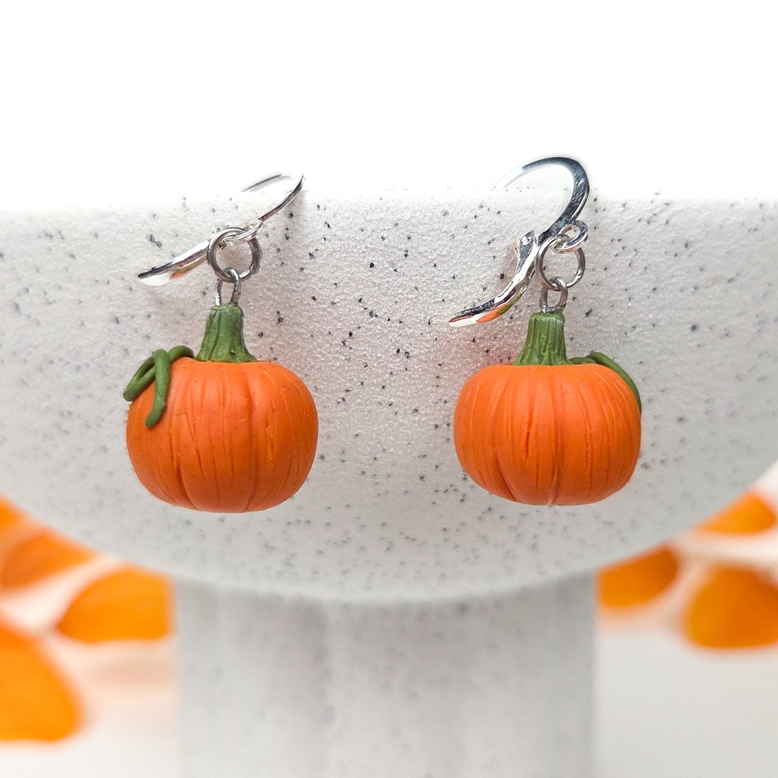 Cercei cu dovleci de toamna, tematica Halloween, handmade din lut polimeric - casă & stil de viață - decorațiuni de casă - halloween - tot ce ai nevoie de o petrecere! - bijuterii de halloween - Artynos.ro