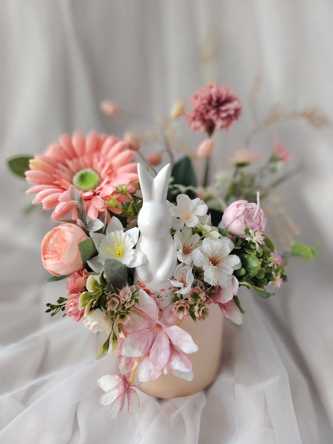 Aranjament Elegant pentru Masa de Paște - decor de sărbători - decorațiuni de paște - alte creații de paște - Artynos.ro