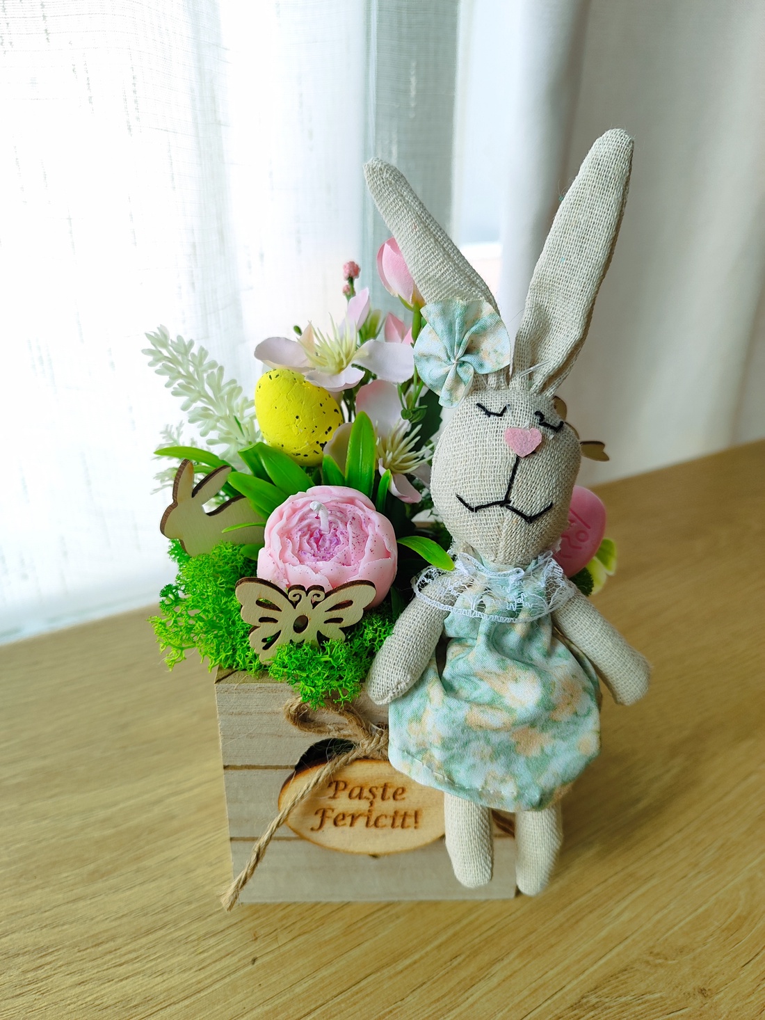 Decoratiuni/ Aranjamente de Paste - decor de sărbători - decorațiuni de paște - iepuraș de paște - Artynos.ro