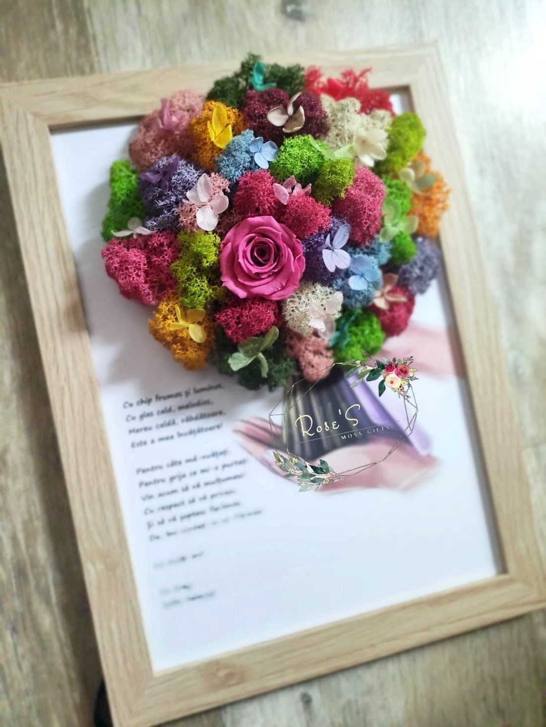 Tablou Decorativ recunoștință cadre didactice- învățătoare,educatoare,profesori ideal pentru serbare, final de an scolar - casă & stil de viață - decorațiuni de casă - accesorii florale - buchete de flori - Artynos.ro