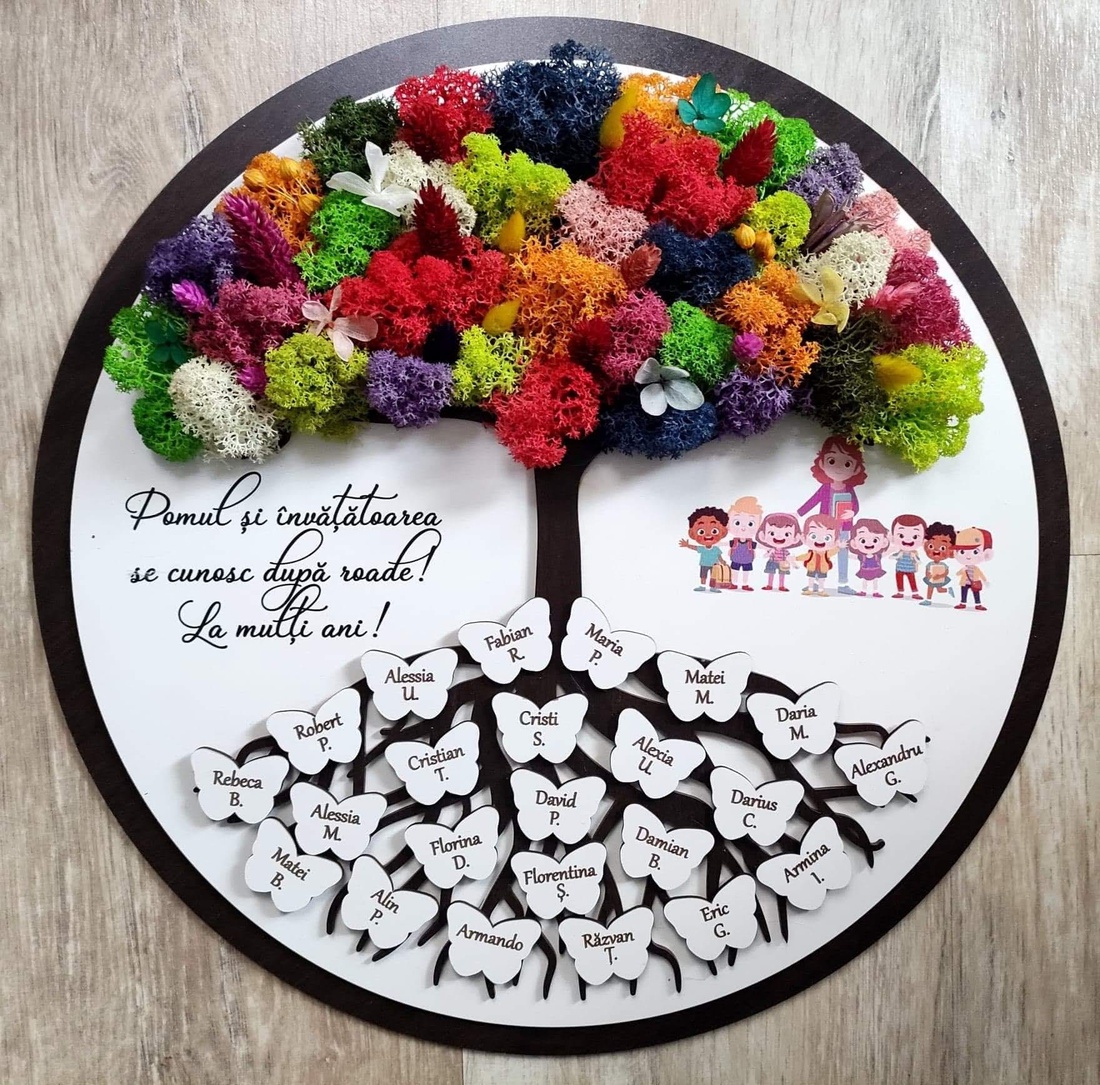 Aranjament - Recunoștință Cadre Didactice- învățătoare,educatoare,profesori ideal pentru serbare, final de an scolar - casă & stil de viață - decorațiuni de casă - accesorii florale - buchete de flori - Artynos.ro
