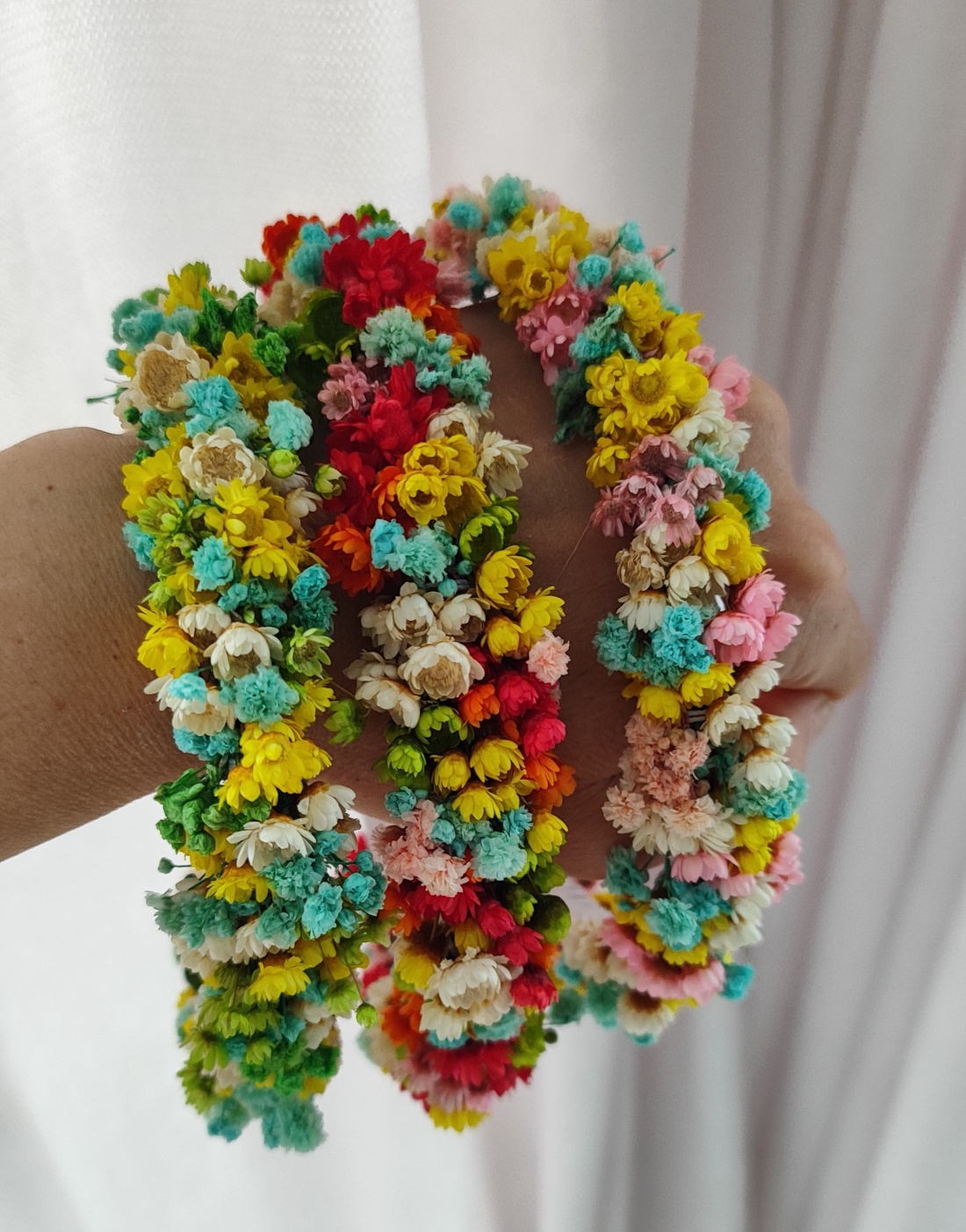 Coronite din flori criogenate si stabilizate pentru premiere/festivitate scoala/nunta - accesorii nuntă - ornamente de păr de nuntă - coroană de cap mireasă - Artynos.ro