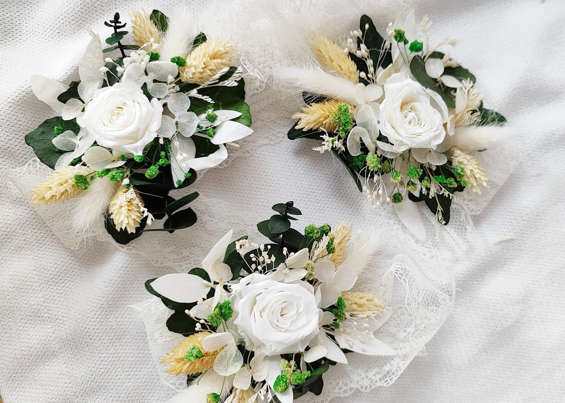Brățări nunta pentru domnișoare de onoare - accesorii nuntă - amintiri și cadouri de nuntă - cadou nuntă - set de ceremonie - Artynos.ro