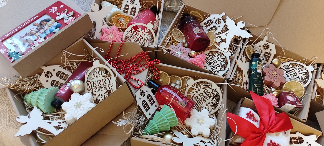 Set de Crăciun, Secret Santa, Christmas Box Gift - crăciun - decorațiuni de crăciun de casă - globuri de crăciun - Artynos.ro