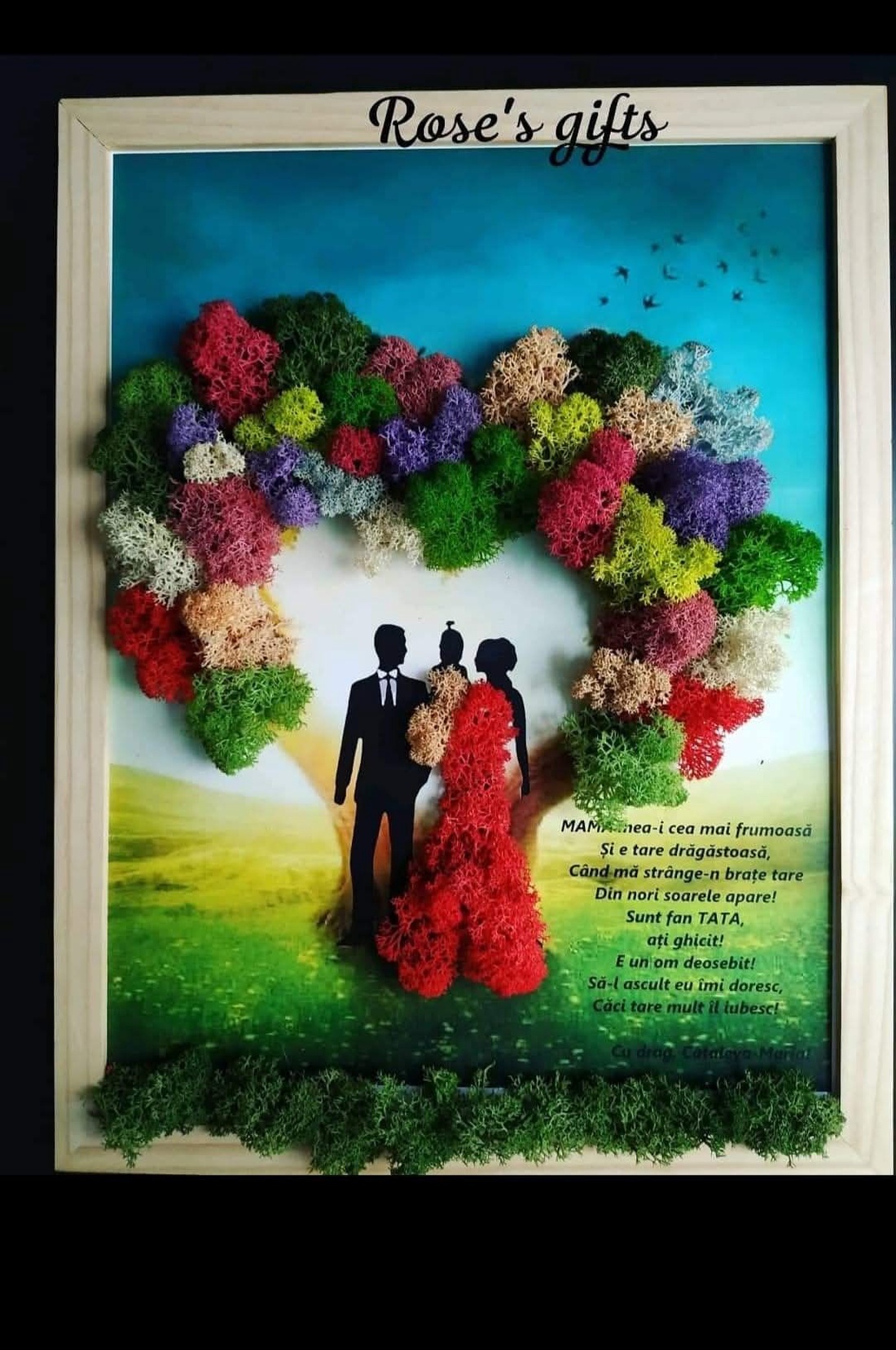 Decorațiune, aranjament, cadou cununie, aniversare ani casnicie, familie - casă & stil de viață - decorațiuni de casă - accesorii florale - buchete de flori - Artynos.ro