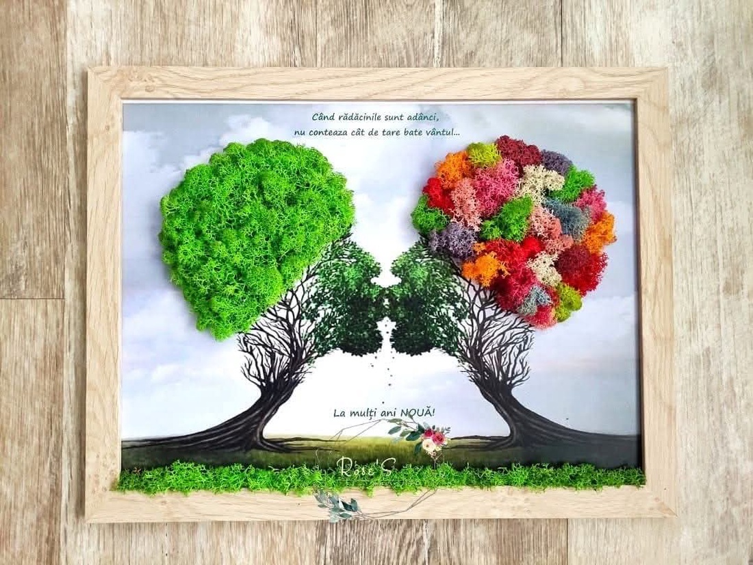 Decorațiune, aranjament, cadou cununie, aniversare ani casnicie, familie - casă & stil de viață - decorațiuni de casă - accesorii florale - buchete de flori - Artynos.ro