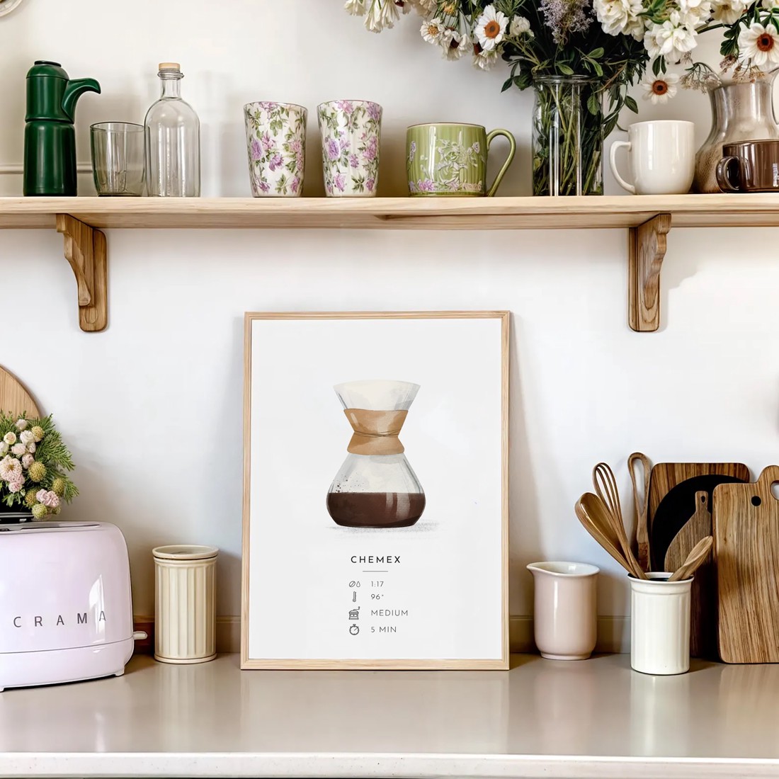 Afiș Chemex, decor de perete bucătărie, imagine filtru de cafea - - Artynos.ro Afiș Chemex, decor de perete bucătărie, imagine filtru de cafea - - Artynos.ro