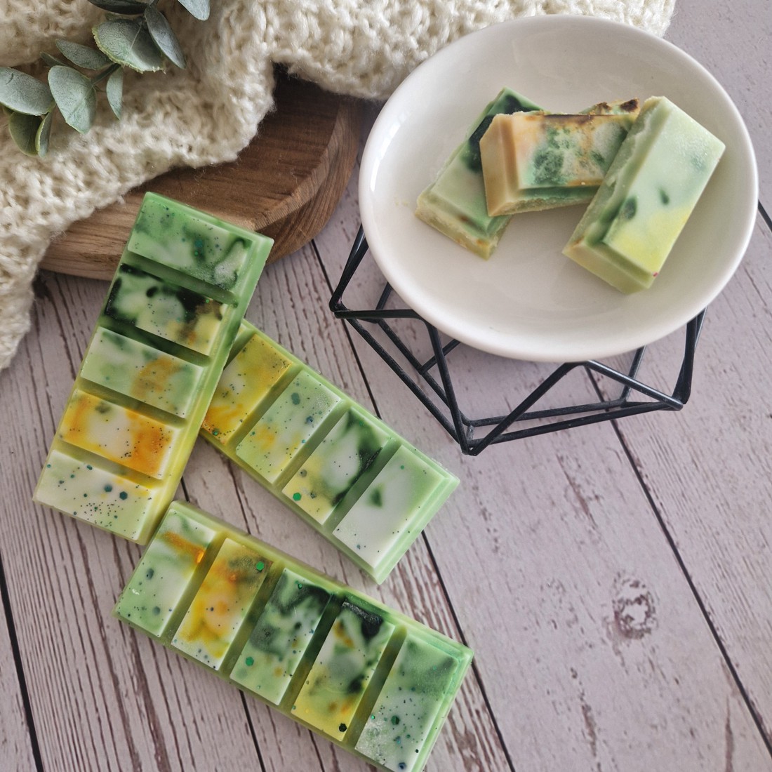 Ceară parfumată cu ceai verde de lămâie -  - Artynos.ro