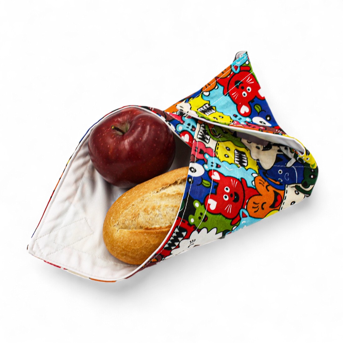 Șervețel cu monștri, șervețel pentru gustări, ambalaj pentru sandvișuri (g001n) - casă & stil de viață - echipamente de bucătărie - textile pentru bucătărie - șervețele textile - Artynos.ro