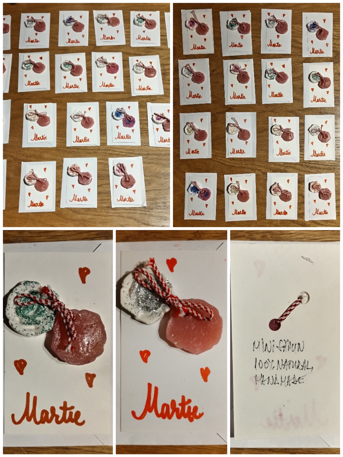 Mărțișoare Din Săpun  - igienă și înfrumusețare - săpunuri și articole de igienă - gel de duș - Artynos.ro