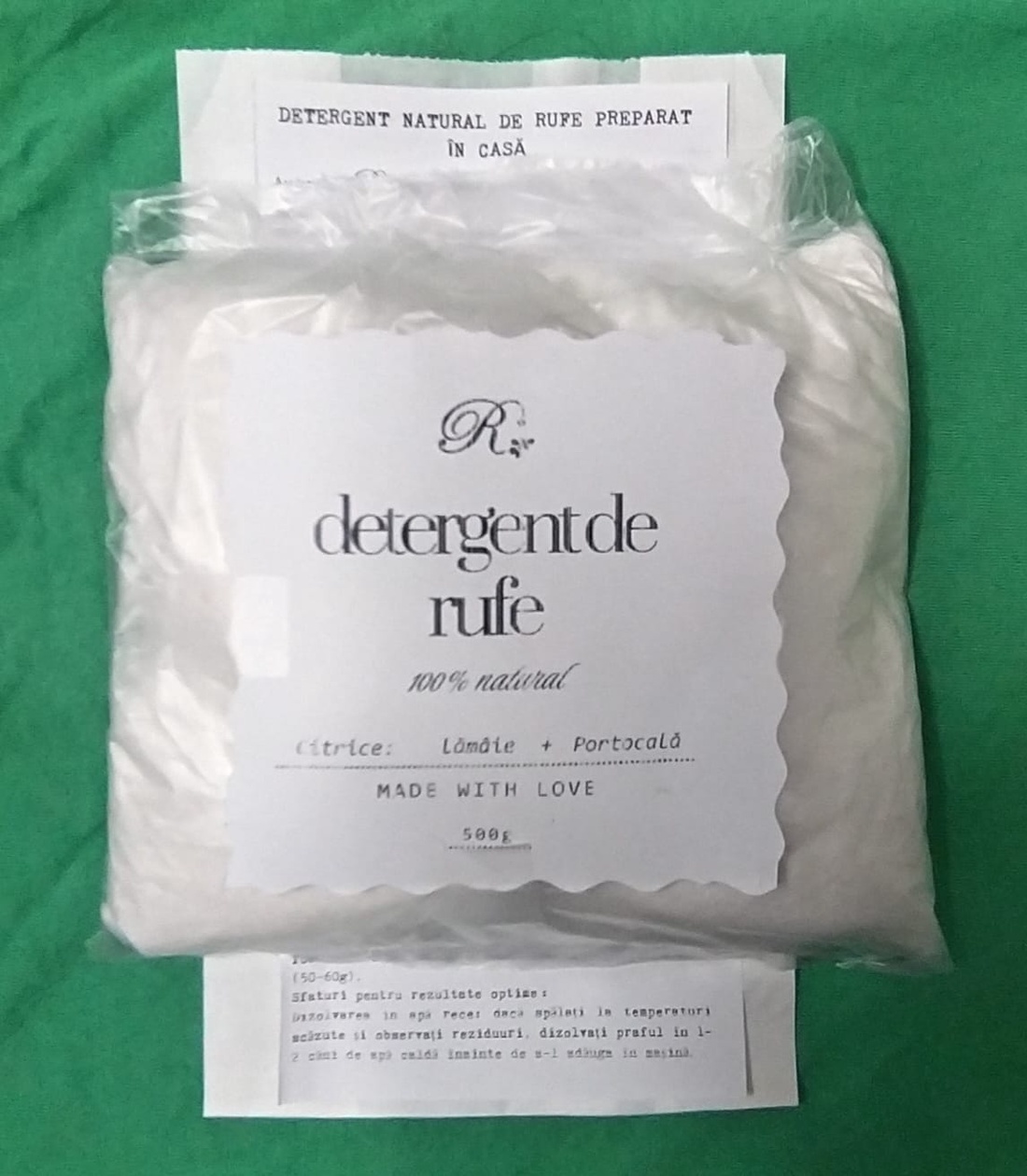 Detergent Natural De Rufe Preparat în Casă - casă & stil de viață - accesorii de baie - detergente - Artynos.ro