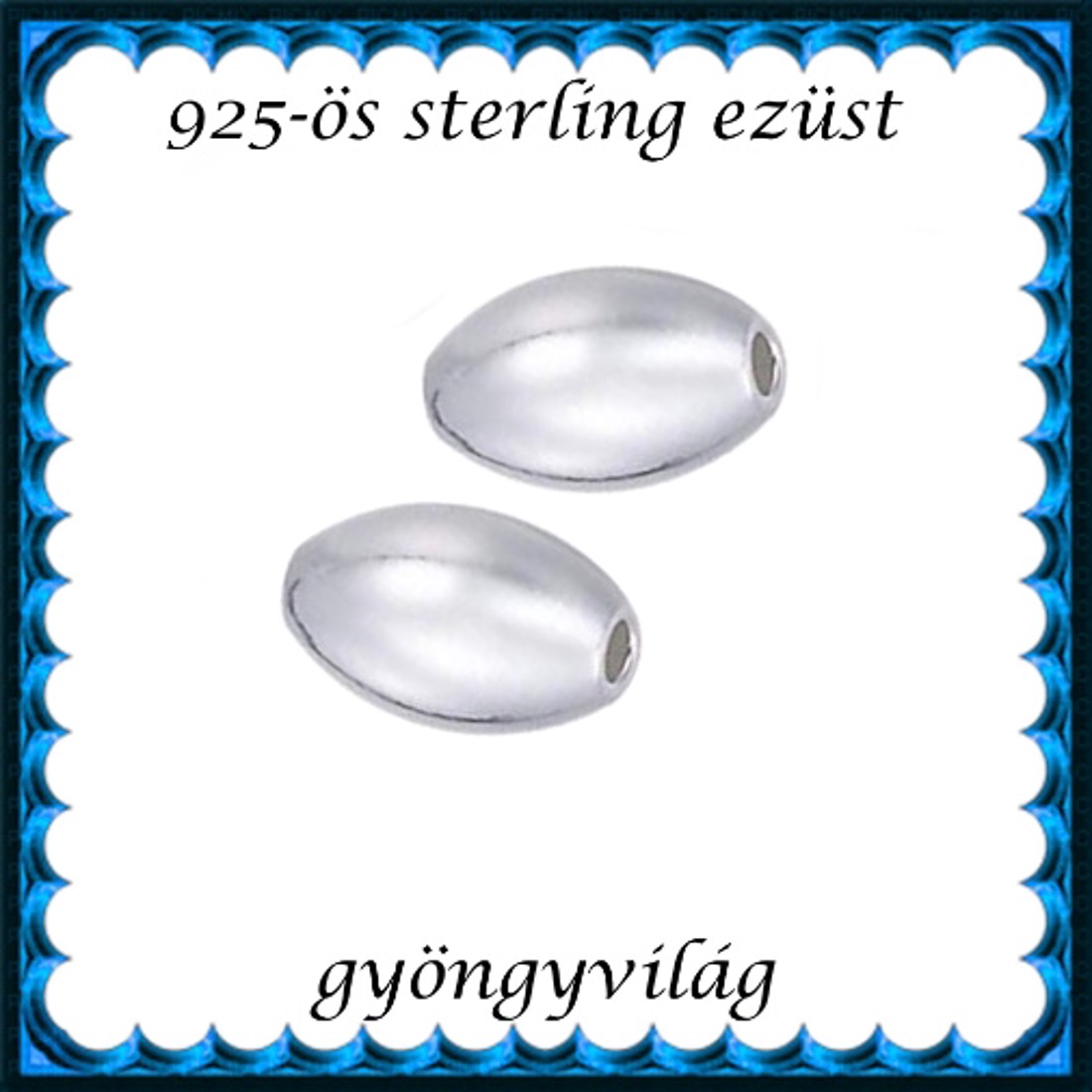 Brățară de bijuterii din argint 925: intermediar / perlă / ornament EKÖ 27-3 3x4,5 - - Artynos.ro Brățară de bijuterii din argint 925: intermediar / perlă / ornament EKÖ 27-3 3x4,5 - - Artynos.ro