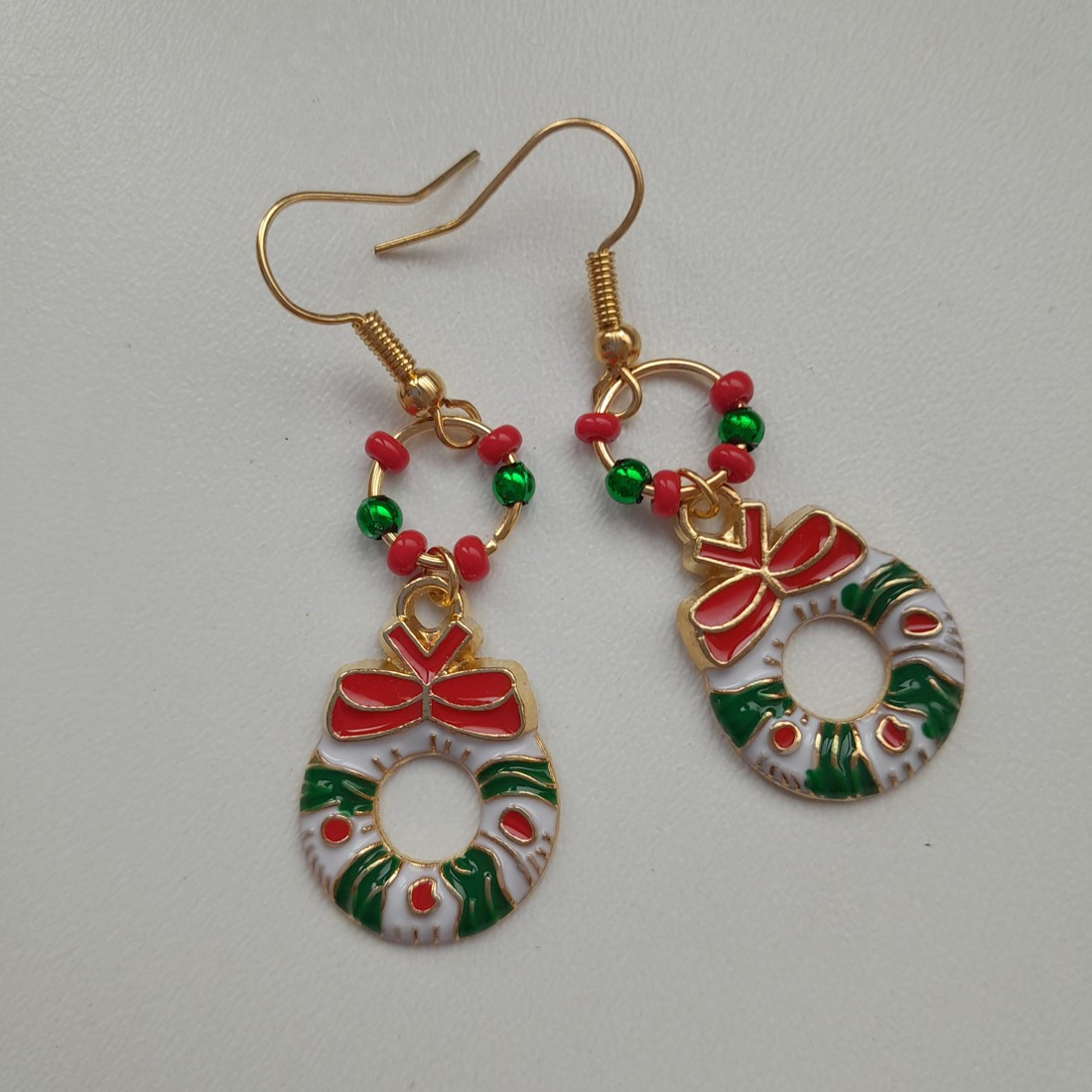 Cercei de Crăciun - decorare ușă adventă, coroană adventă -  - Artynos.ro