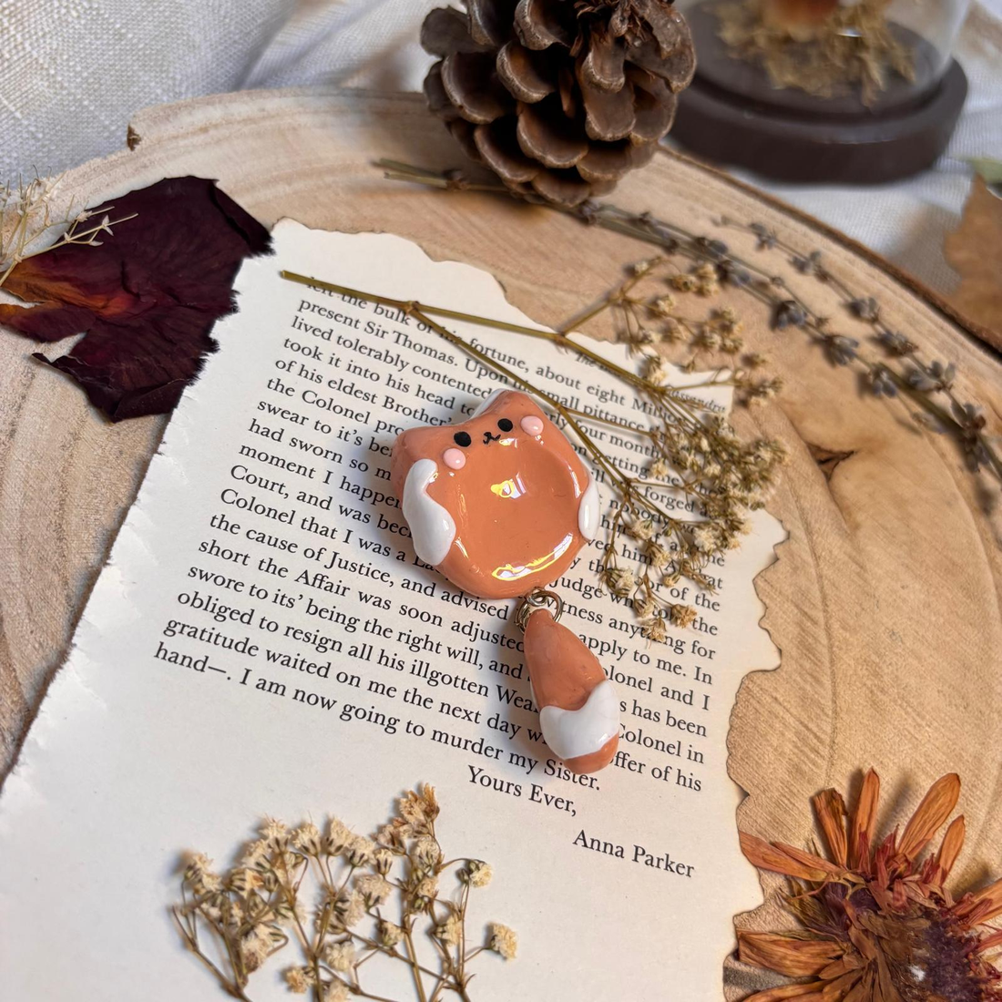 Pietricică terapeutică antistres - Vulpe - arte vizuale și accesorii  - alte arte - Artynos.ro