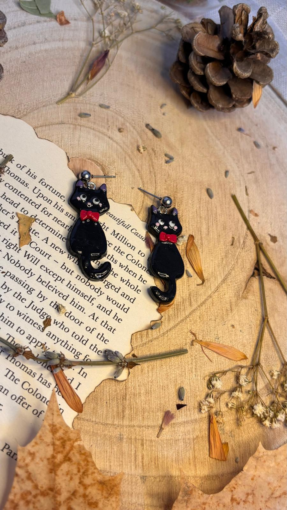 Cercei Pisică în Stil Ghibli - arte vizuale și accesorii  - alte arte - Artynos.ro