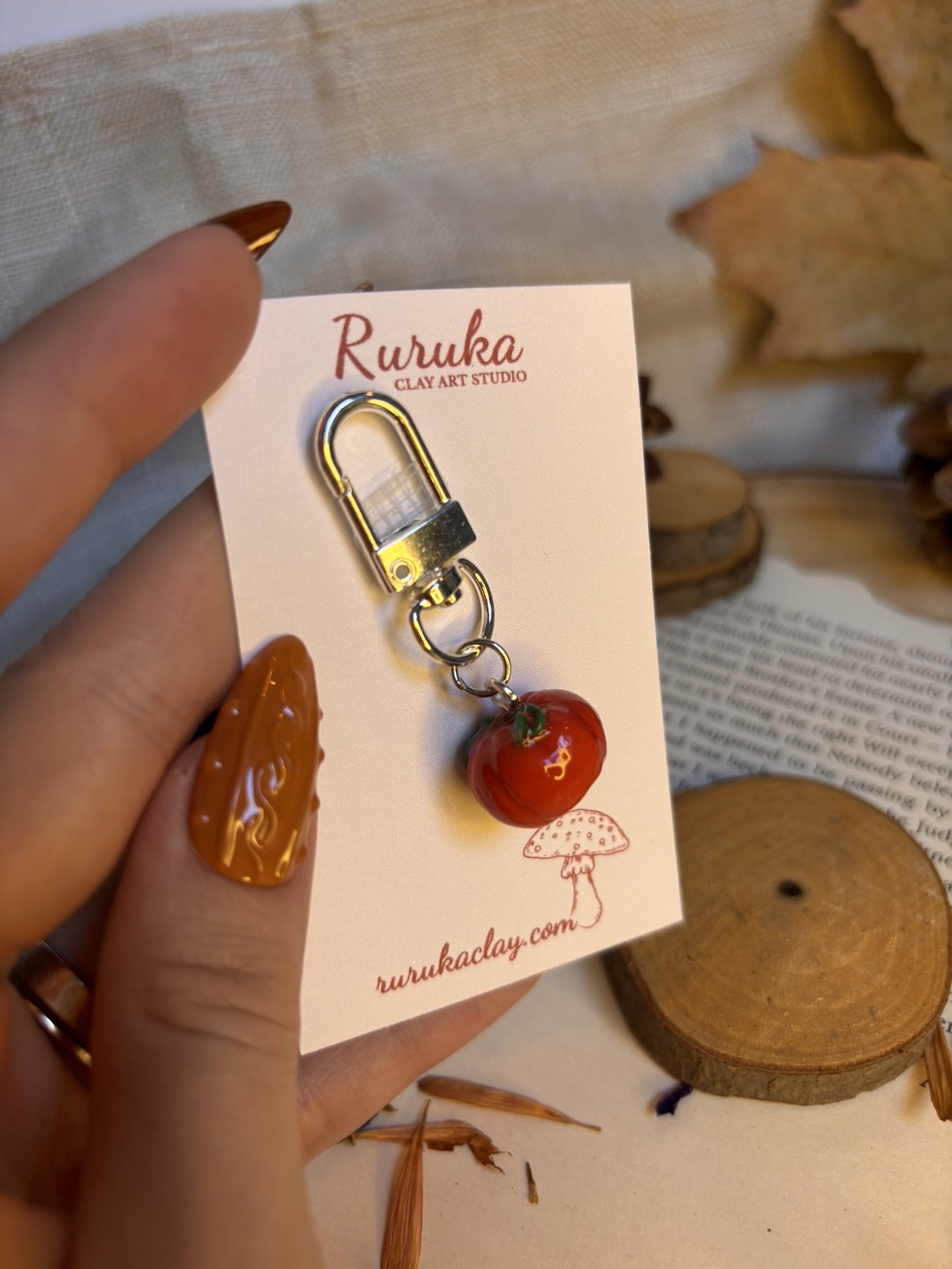  Breloc Dovlecel - genți și portofele - accesorii genți - breloc - Artynos.ro